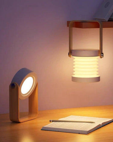Nordic Foldable Portable Lantern Bedside Table Lamp